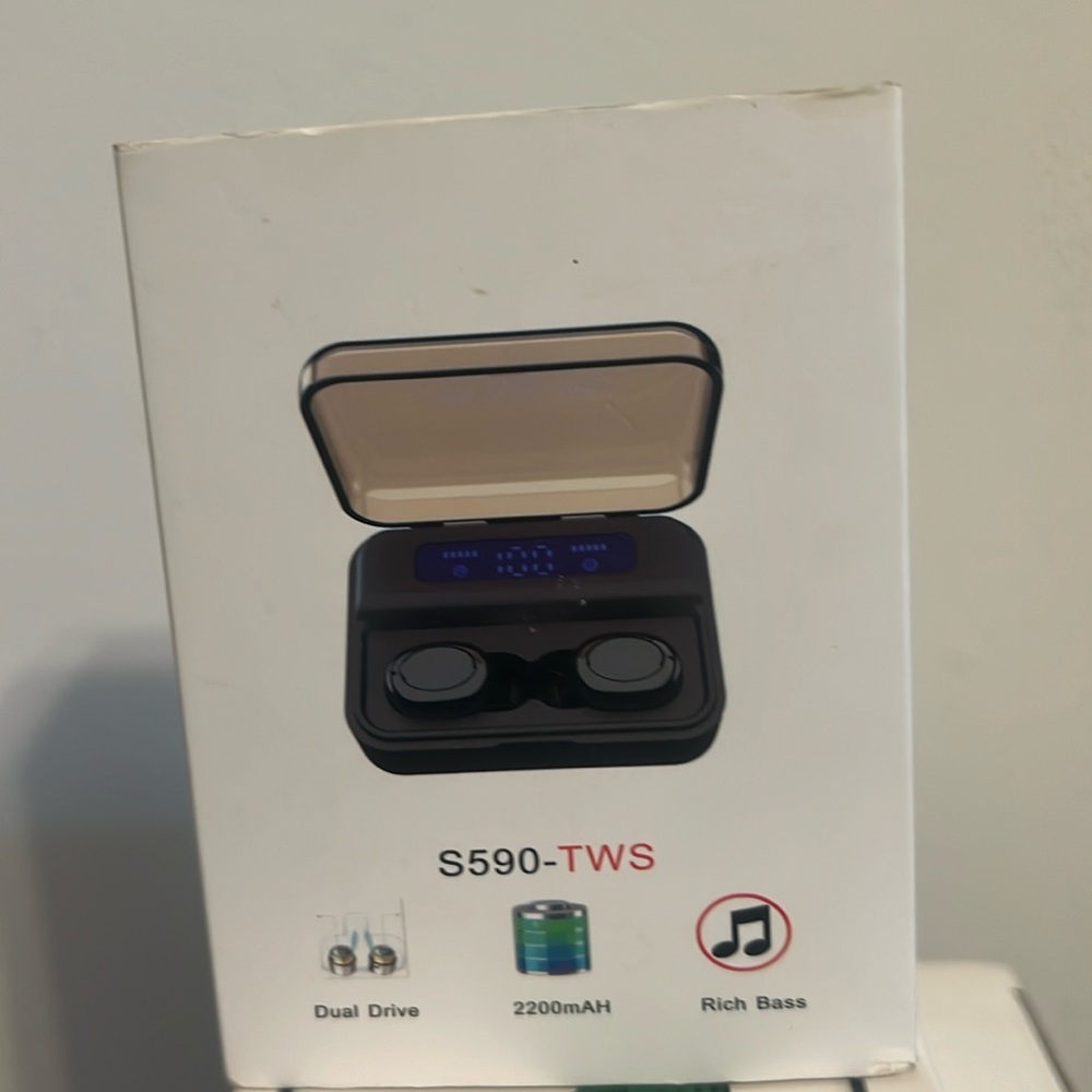 Black earbuds